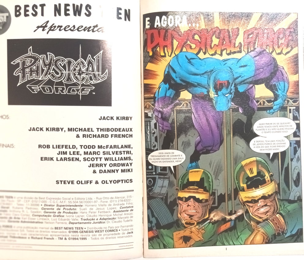| Casa do Colecionador Physical Force nº1. Best News – 1995.