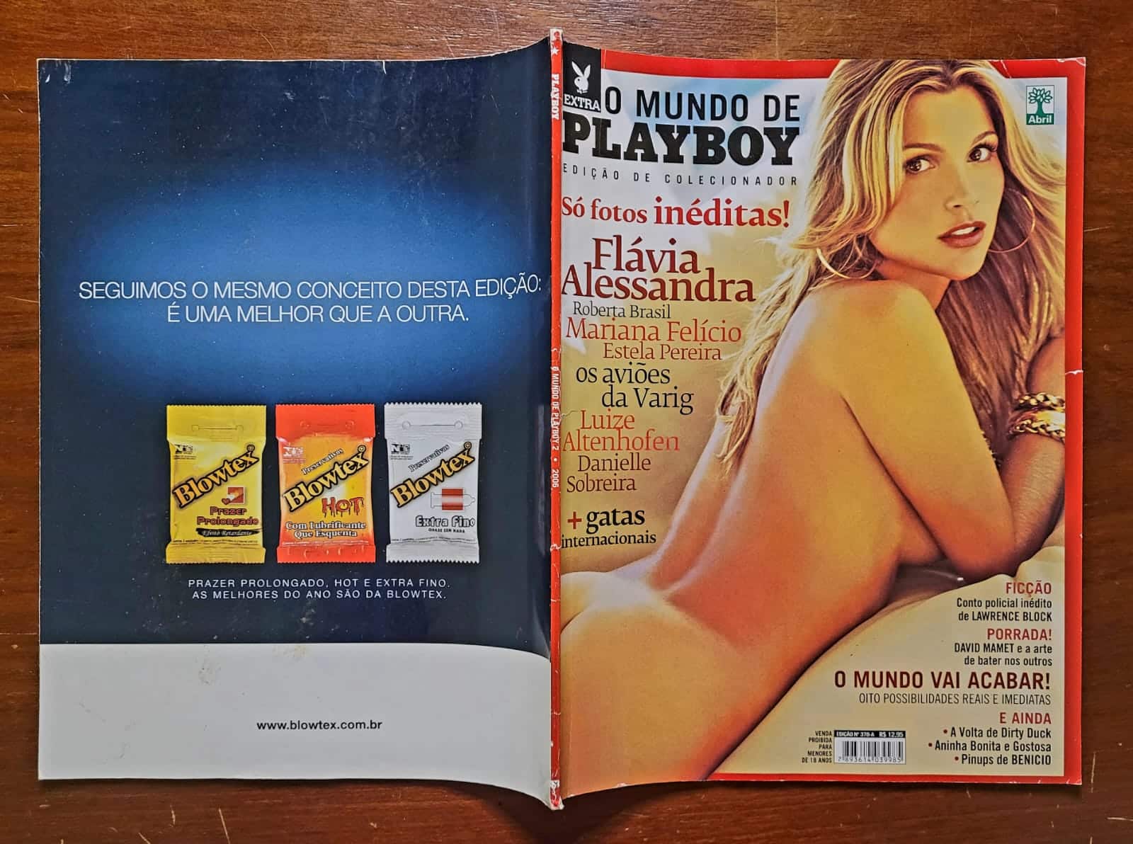| Casa do Colecionador Playboy Nº 378-A | Dezembro/2006 | O Mundo de Playboy | Flávia Alessandra | Retrospectiva 2006 | Só Fotos Inéditas | Edição de Colecionador