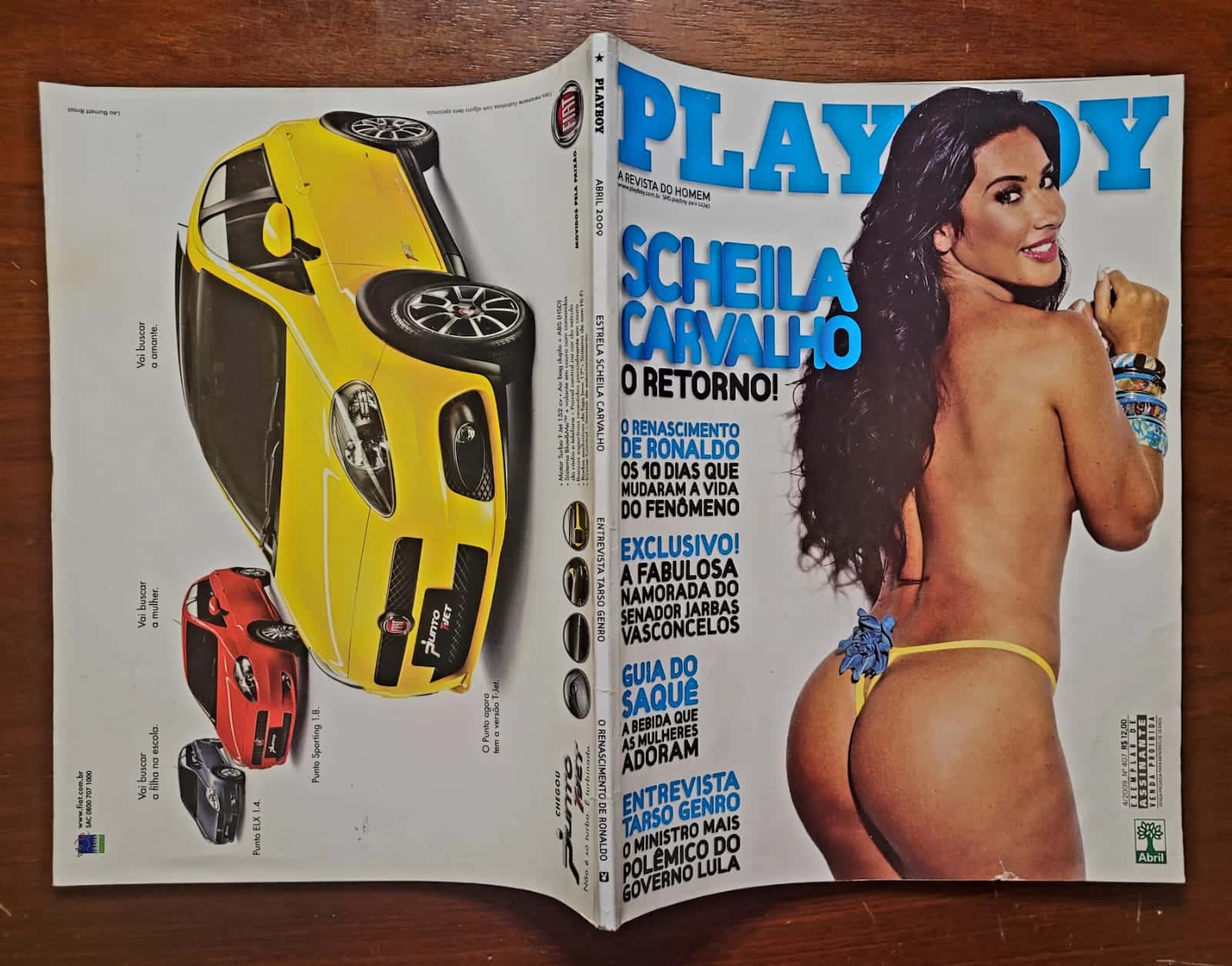 | Casa do Colecionador Playboy Nº 407 | Abril de 2009 | Scheila Carvalho - O Retorno | Exemplar de Assinante com Pôster Presente (cópia)