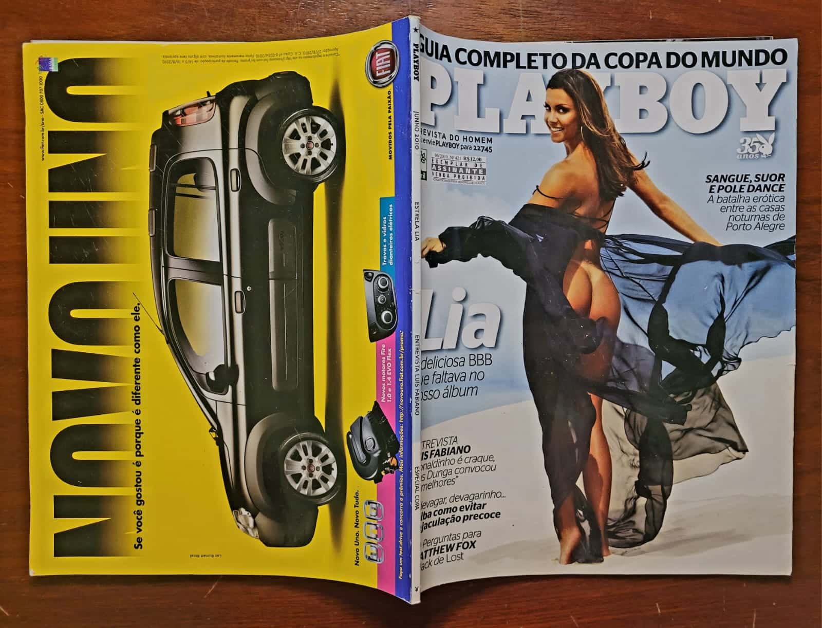 | Casa do Colecionador Playboy Nº 421 | Lia Khey do BBB 10 | Junho 2010 | Exemplar de Assinante