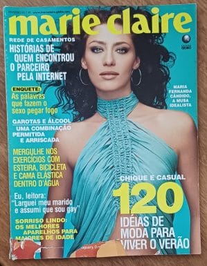Revista Marie Claire Globo # 155. Garotas e álcool Maria Cândida.
