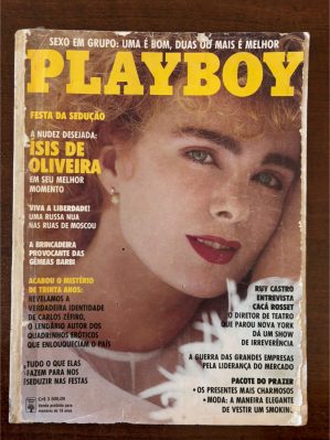Revista Playboy N 196 - Isis de Oliveira - Novembro 1991
