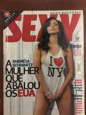 Revista Sexy N 341 - Andréia Schwartz - Maio 2008