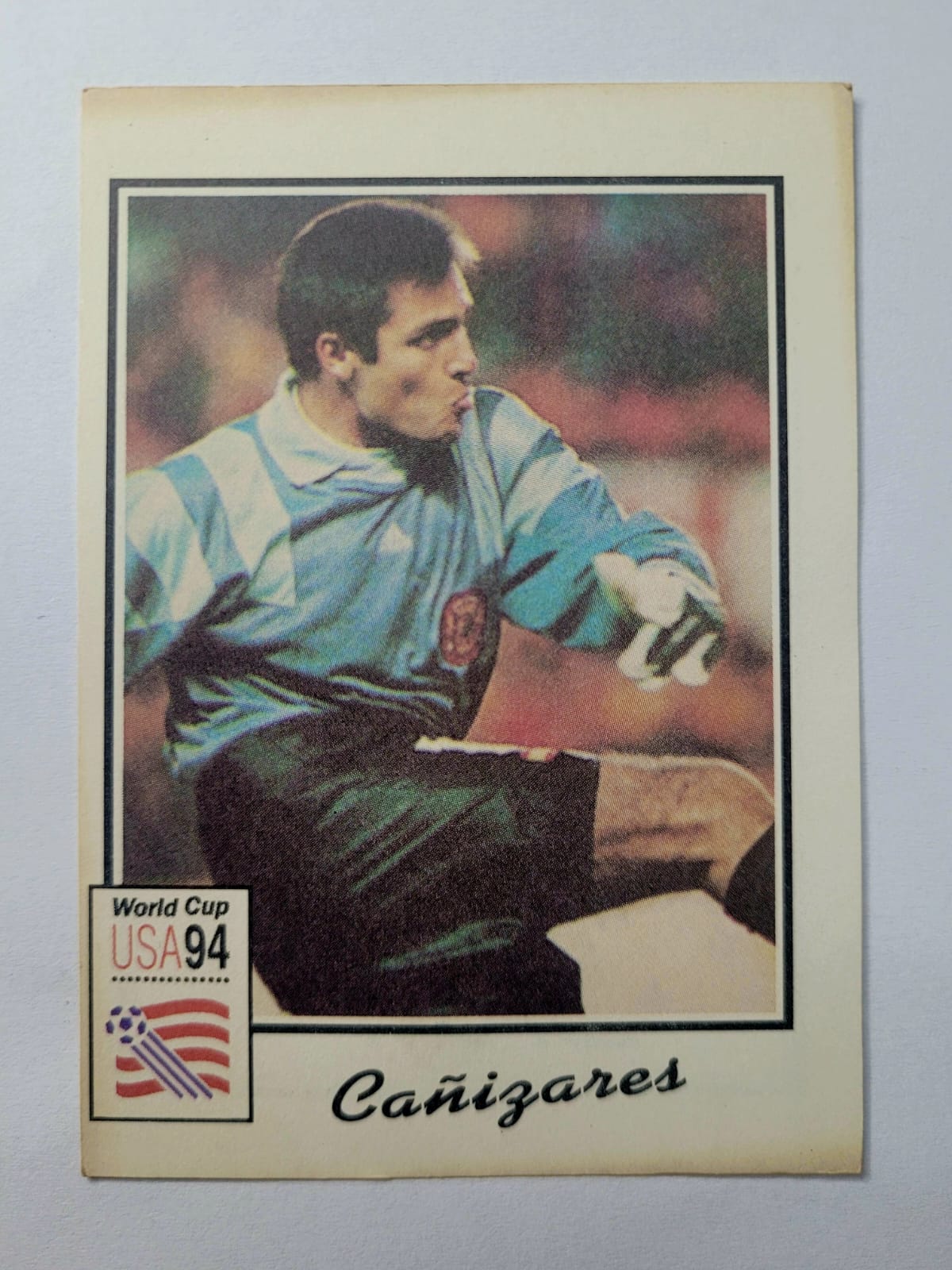 | Casa do Colecionador Card Copa do Mundo 1994 | Espanha | Cañizares | Brinde da Revista Super Sport