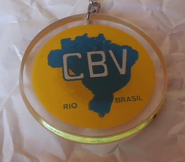 | Casa do Colecionador Cchaveiro Acrilico C B V - Confederação Brasileira de Volei