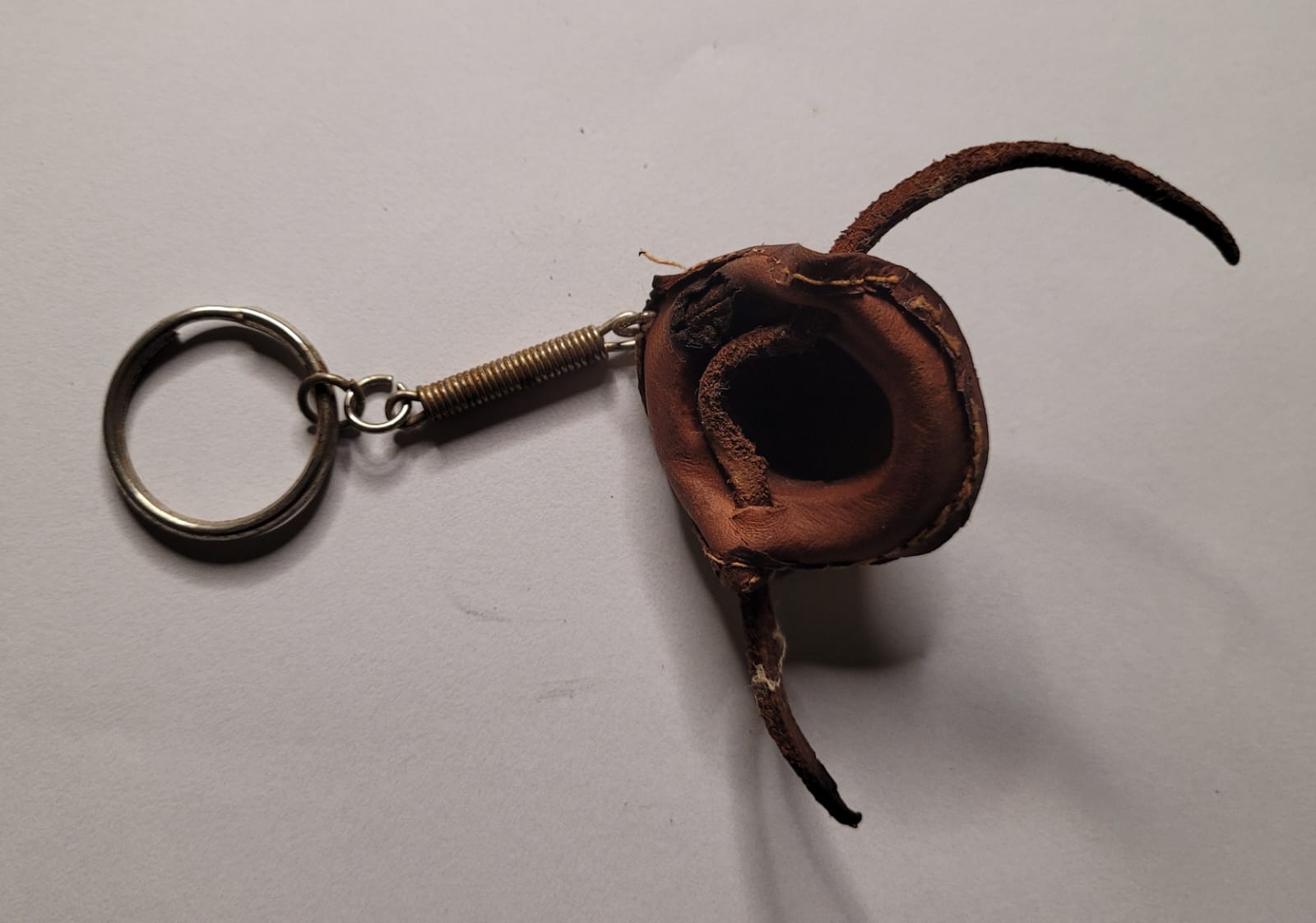 | Casa do Colecionador Chaveiro Antigo de Couro | Mini Chapéu Nordestino