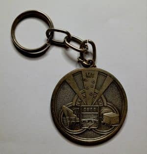 Chaveiro Antigo Metal | DNER | Ponte sobre Canal São Gonçalo | 1976