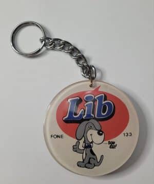 Chaveiro Antigo Publicitário | Lib Classificados - O Liberal |Anos 80/90