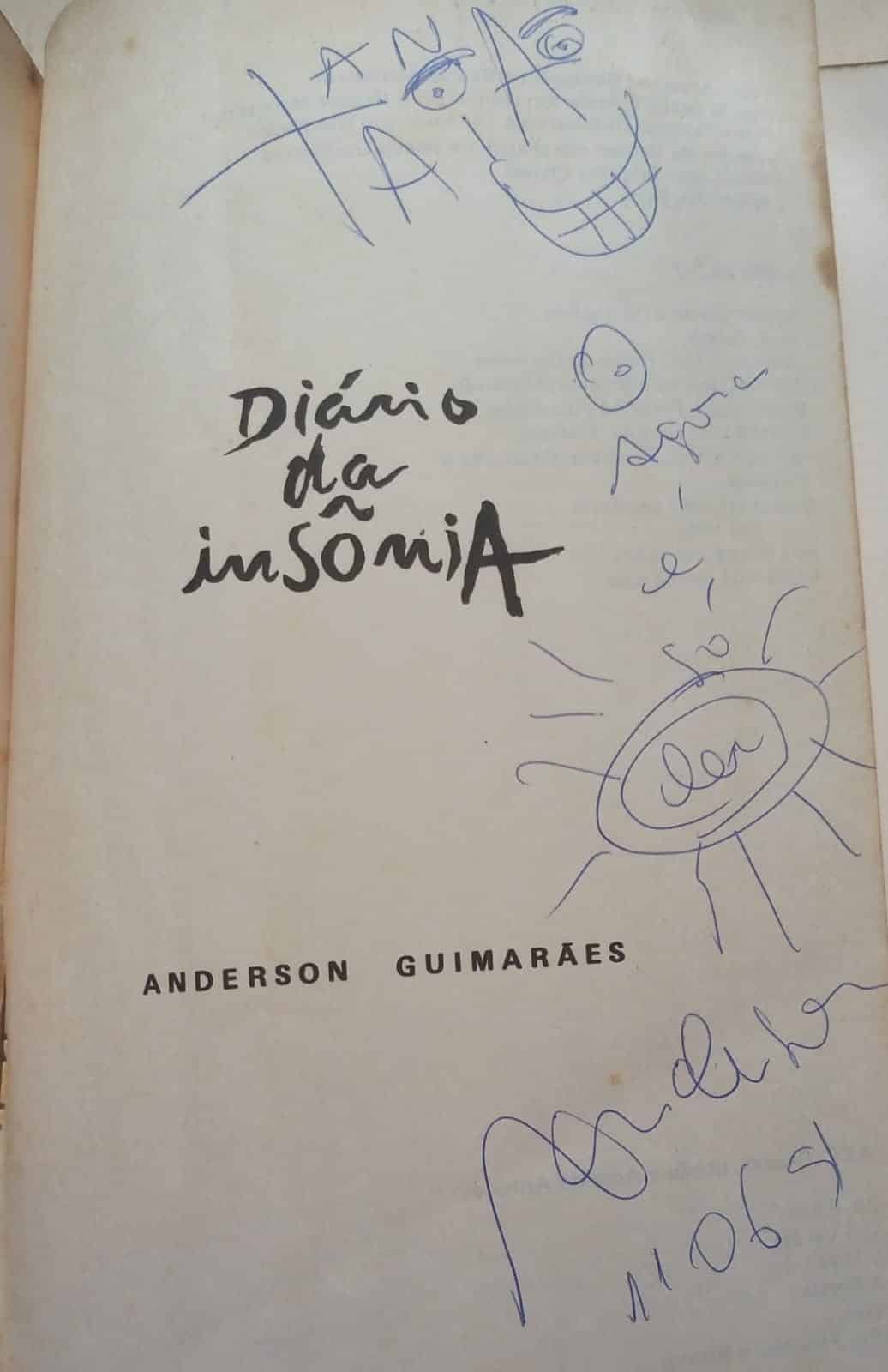 | Casa do Colecionador Diário da Insônia - 1ª Edição - Autografado Pelo Autor - Item de Colecionador
