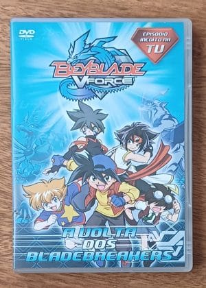 Dvd Beyblade V Force a volta dos bladebreakers.