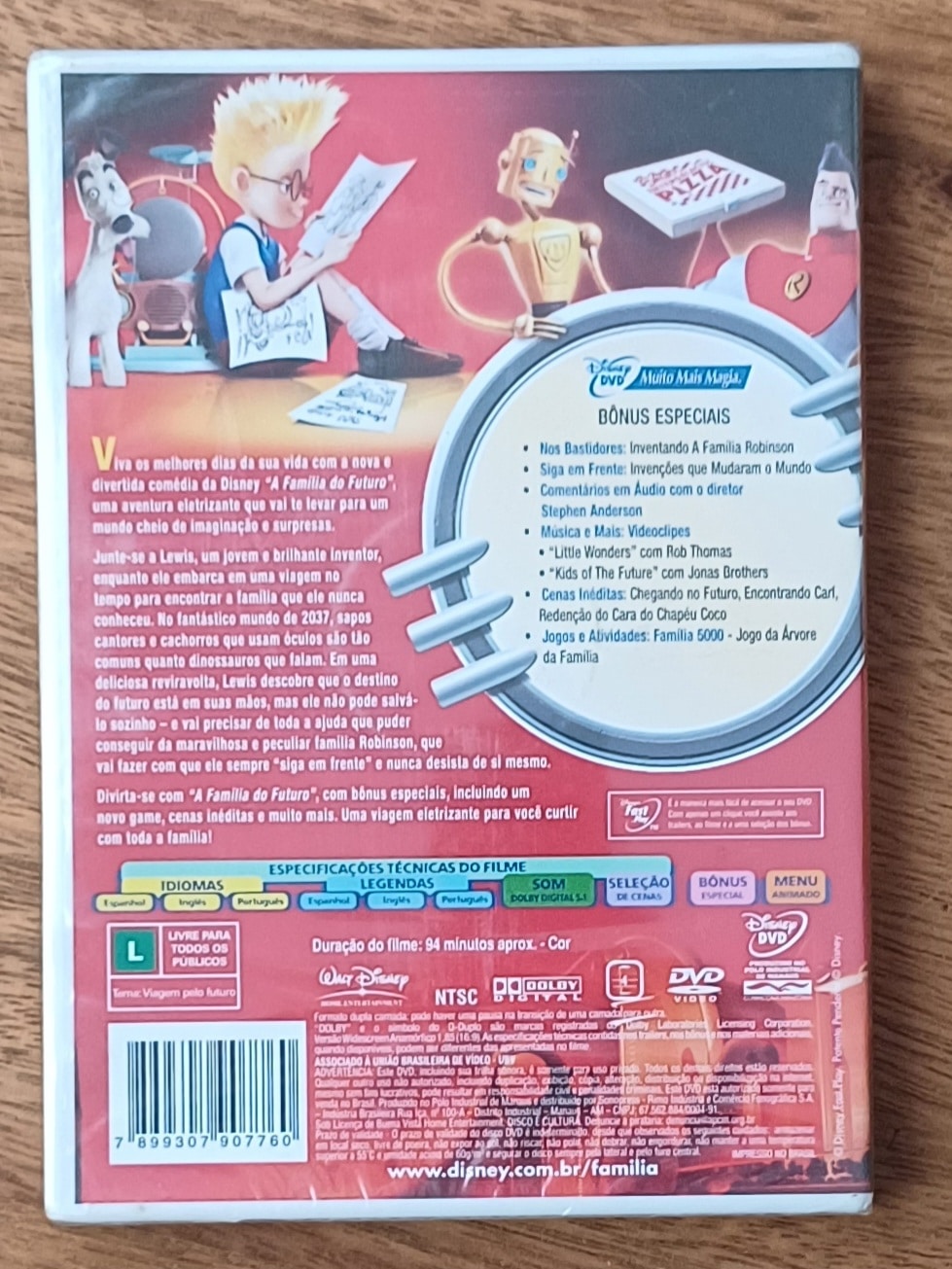 | Casa do Colecionador Dvd lacrado Walt Disney A Família do futuro . Viagem aventura.