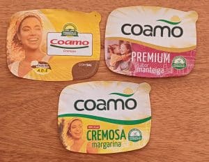 Embalagem lacre tampa margarina Coamo. Valor unitário.