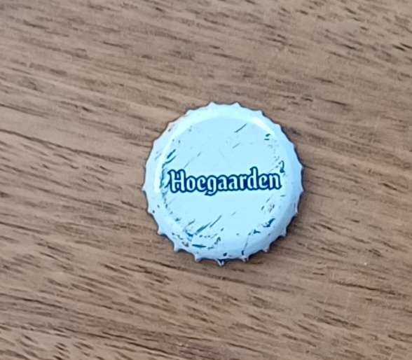| Casa do Colecionador Embalagem tampinha cerveja Hoegaarden.