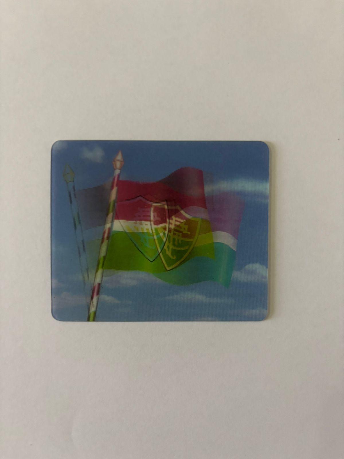 | Casa do Colecionador Figurinha Bandeira Fluminense Holográfica - Brasileiro 2001