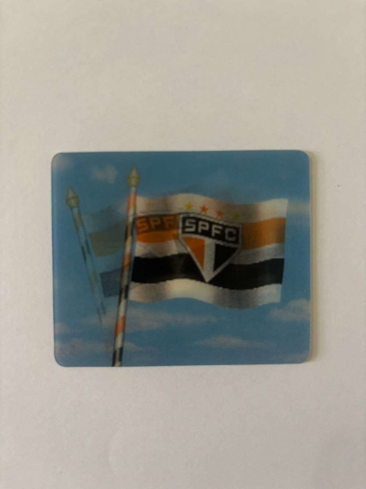 | Casa do Colecionador Figurinha Bandeira São Paulo Holográfica - Brasileiro 2001