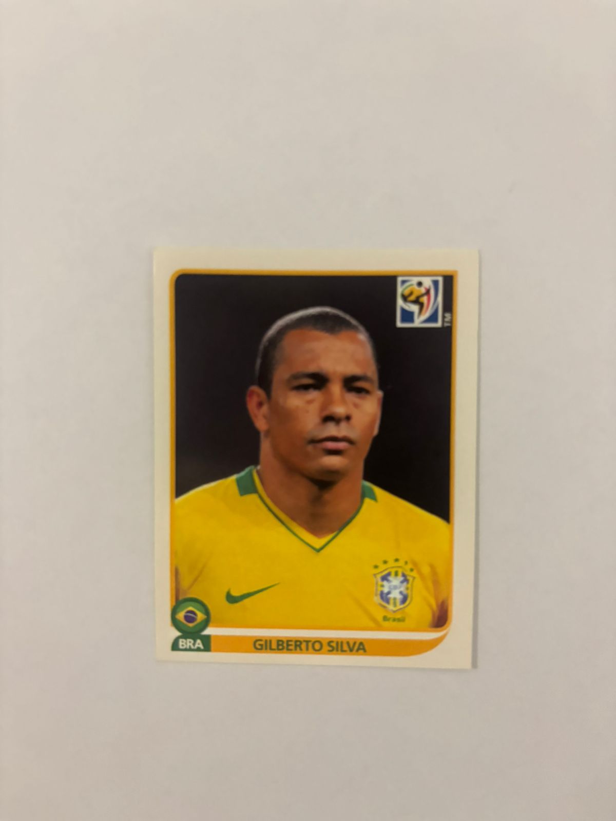 | Casa do Colecionador Figurinha Brasil Gilberto Silva - Copa do mundo 2010