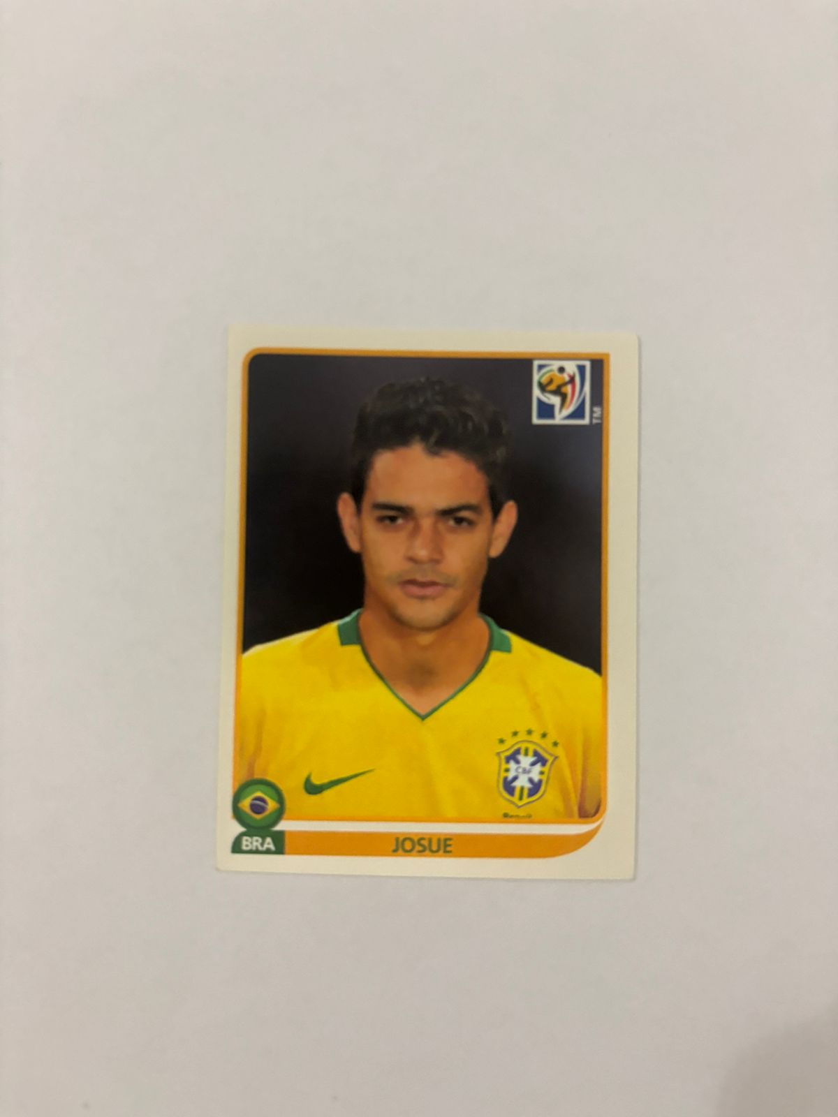 | Casa do Colecionador Figurinha Brasil Josué - Copa do mundo 2010