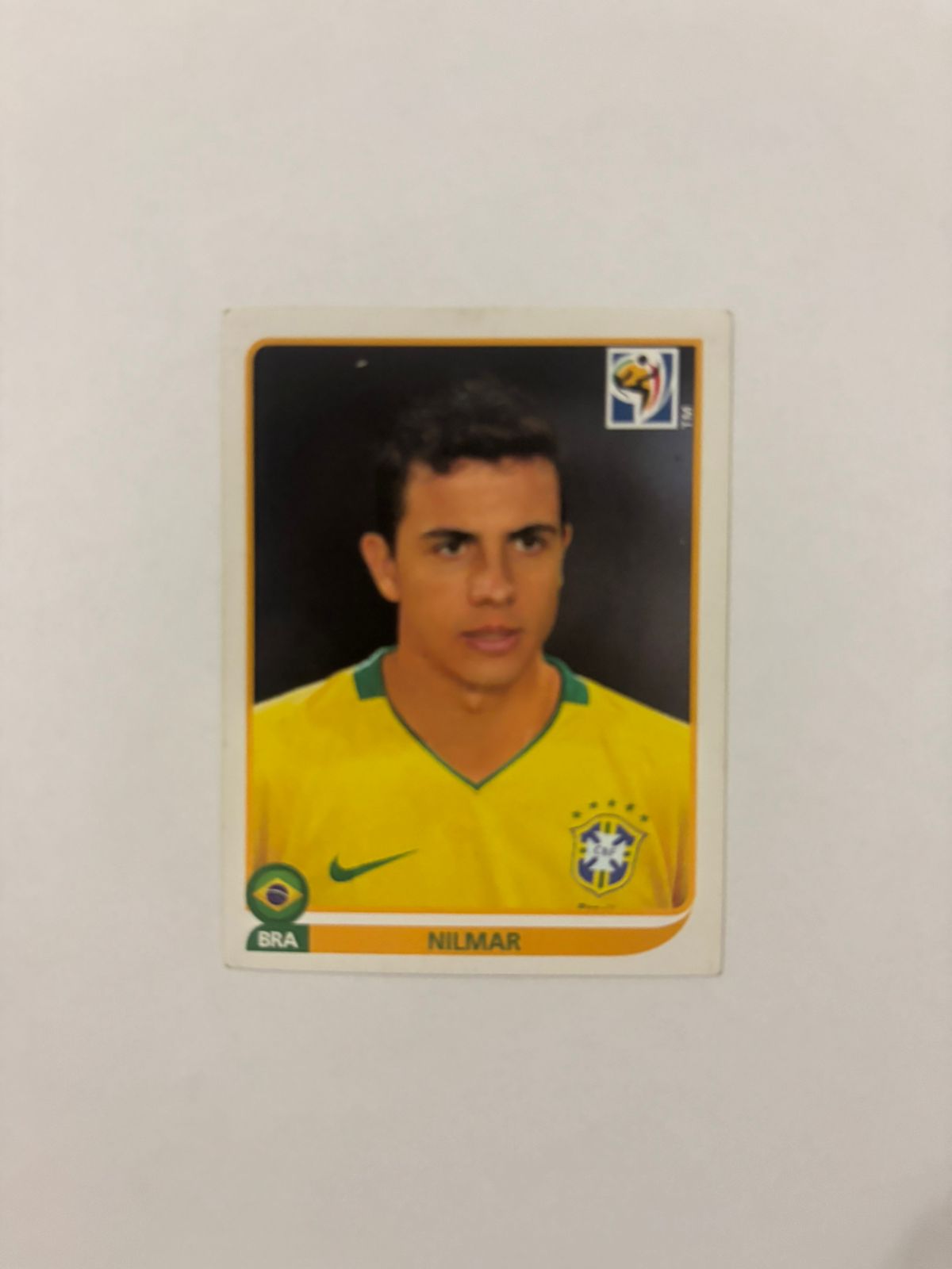 | Casa do Colecionador Figurinha Brasil Nilmar - Copa do mundo 2010