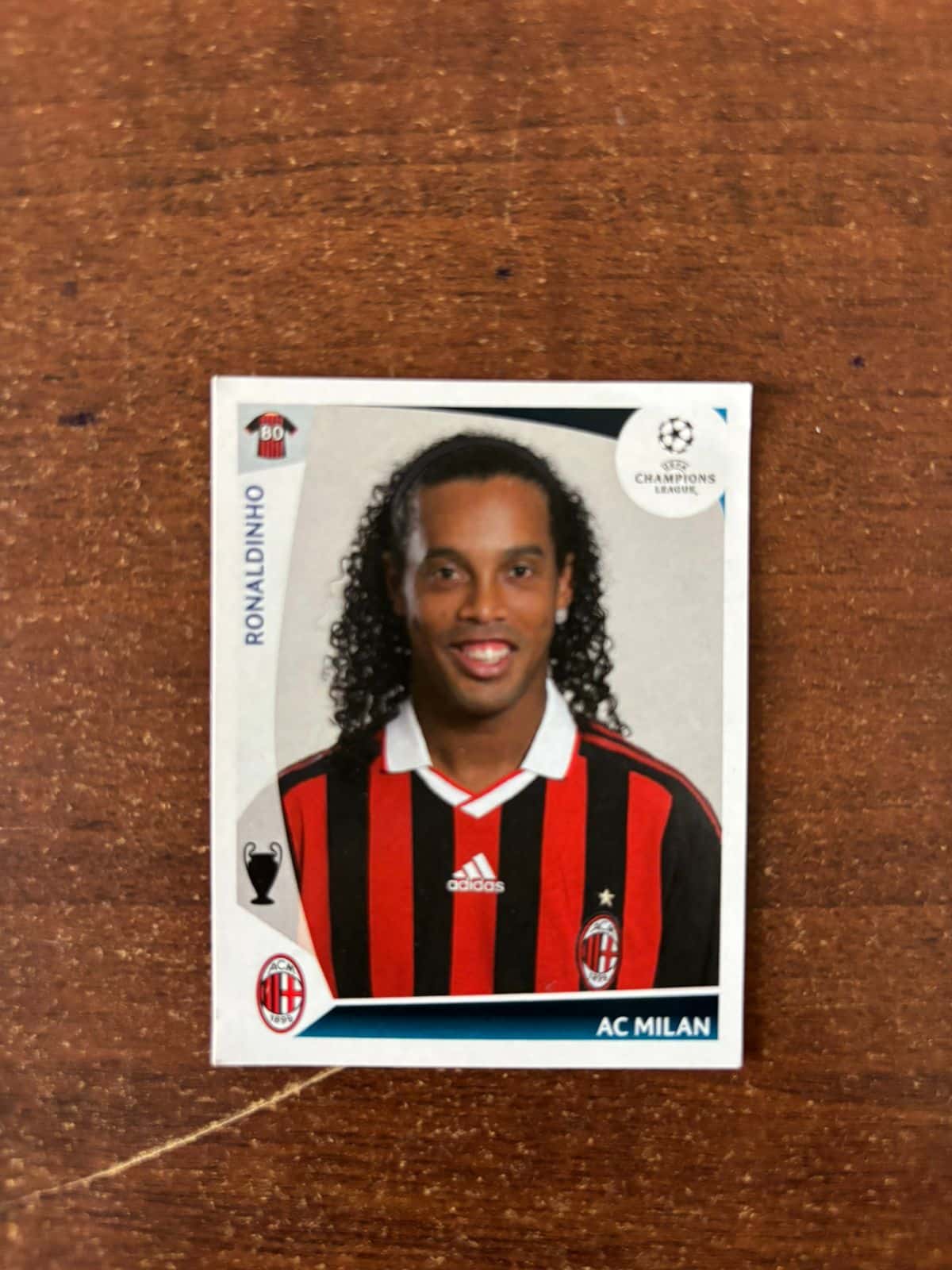 | Casa do Colecionador Figurinha Ronaldinho Gaúcho - Champions 2009 - 2010 ( nova )