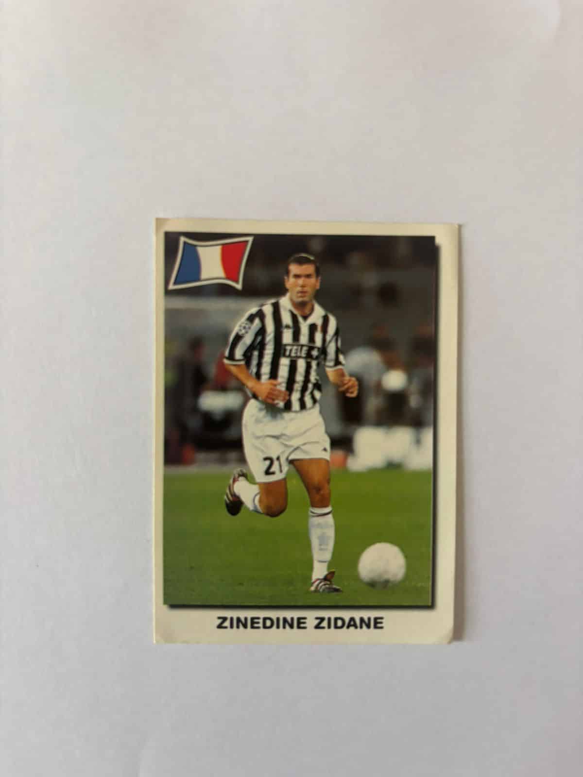 | Casa do Colecionador Figurinha Zidane - Super futebol 99 (nova)