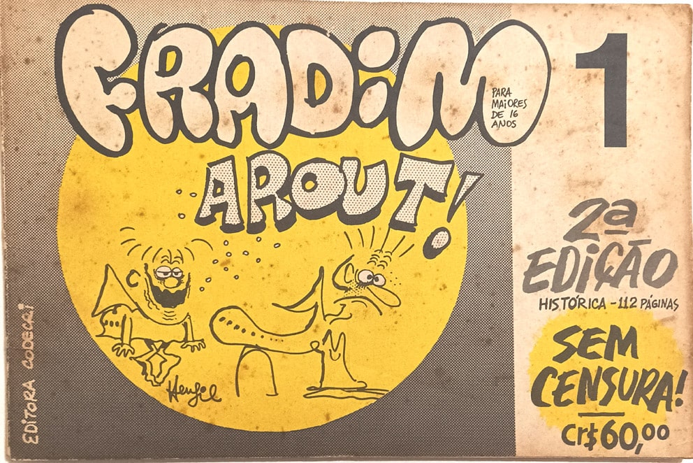 | Casa do Colecionador Fradim Arrout! Nº1 - 2ª edição (Sem Censura). Codecri – 1980. HQ/Gibi
