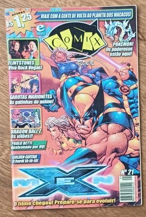 G21. Revista Comics book shop 21. X men Dragon Ball Z.