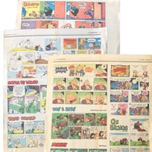 HQ JORNAL GLOBINHO 1992 E 2000 - RECRUTA ZERO, URBANO, ZÉ DO BONÉ, WALT DISNEY