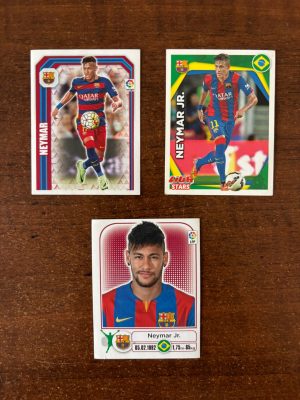 Lote Figurinhas Neymar - La Liga 2014 - 2015