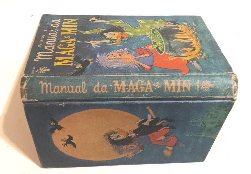 | Casa do Colecionador Manual da Maga & Min – Walt Disney, 1ª edição. Abril – 1973. Capa dura/HQ/Livro infantil.