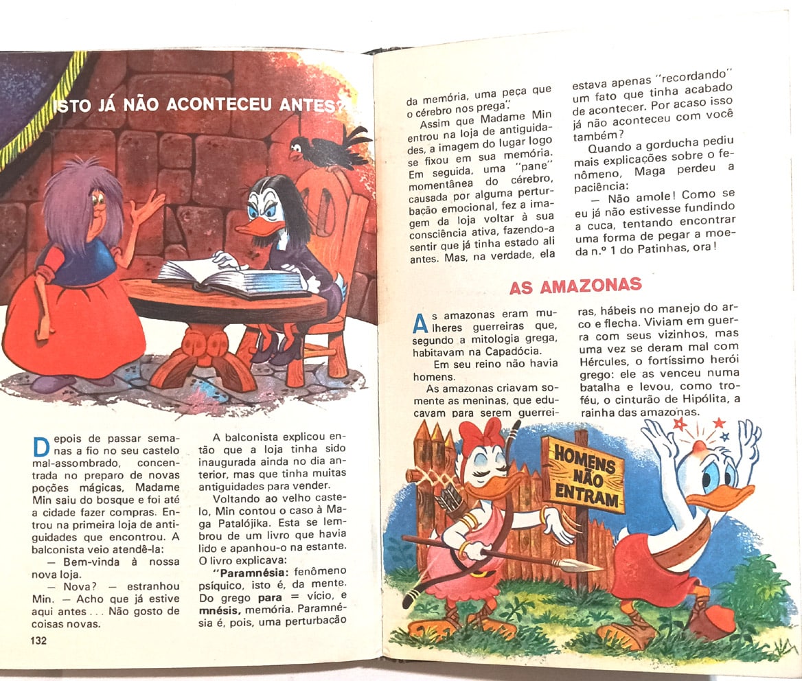 | Casa do Colecionador Manual da Maga & Min – Walt Disney, 1ª edição. Abril – 1973. Capa dura/HQ/Livro infantil.