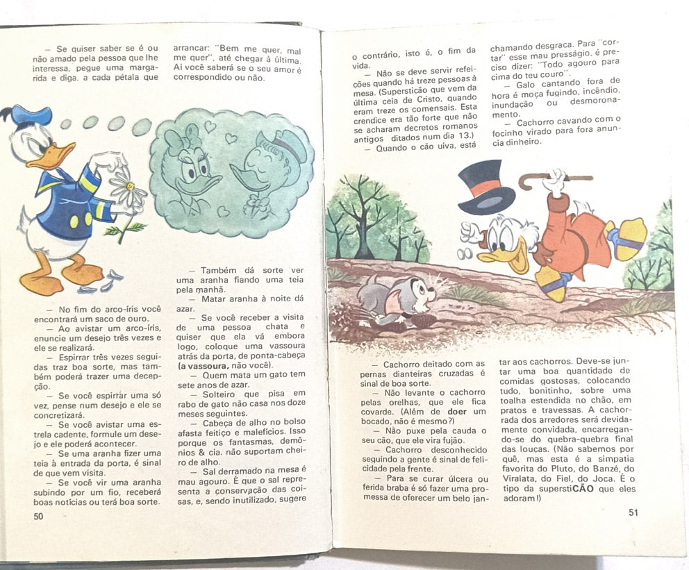 | Casa do Colecionador Manual da Maga & Min – Walt Disney, 1ª edição. Abril – 1973. Capa dura/HQ/Livro infantil.