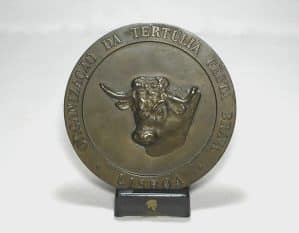 Medalha III Congresso Internacional de Touromaguia "Touro" - Liboa -1972 / Metal Bronzeado / 77mm Diam. / Peso 222 Grs. / 5mm Borda / Flor de Cunho / m210