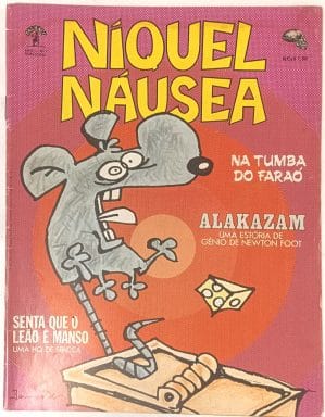 Níquel Náusea n° 4. Palhaço – 1989. HQ/Gibi antigo