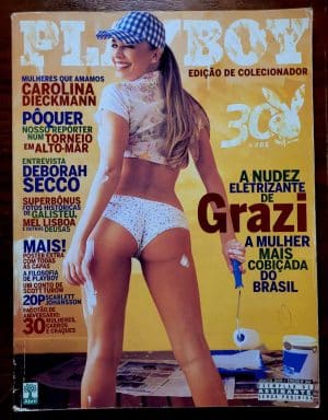 Playboy Nº 362 | Agosto 2005 | Grazi Massafera do BBB 5 | Edição de Colecionador 30 Anos | Exemplar de Assinante