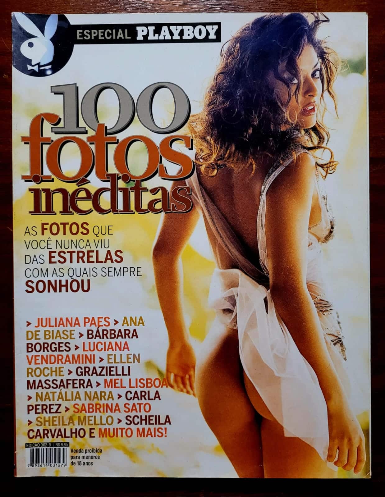 | Casa do Colecionador Playboy Nº 362-B | Agosto 2005 | Especial Playboy | 100 Fotos Inéditas | Juliana Paes | Edição de Colecionador