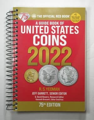 Usa) Catalogo Official New Guide Book Of Unites States Coins 2022 com preços de moedas dos Estados Unidos cotação em dollars. ( Sem uso - novo)