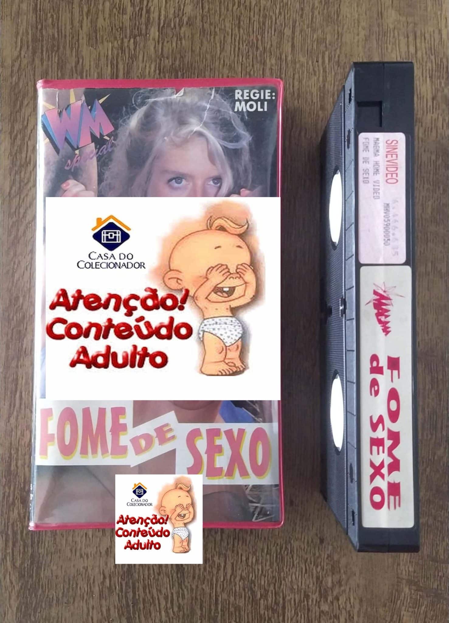 | Casa do Colecionador VHS "Fome de sexo"