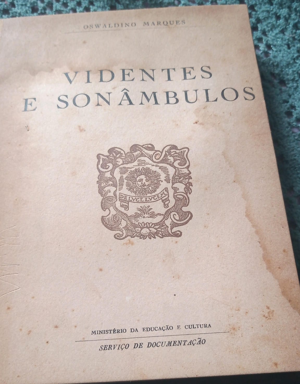 | Casa do Colecionador Videntes e Sonambulos - Oswaldino Marques - 1º Edição Autografado Pelo Autor, - Item de Colecionador