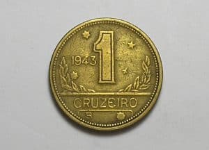 1 Cruzeiro - 1943 / Mapa do Brasil