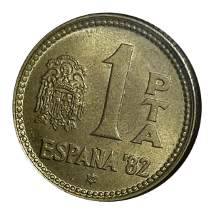 1 Pta 1980 Espanha Sku 0021