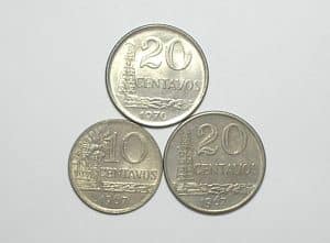 10 e 20 Centavos - 1967 / 1967 / 1970 / Flor de Cunho