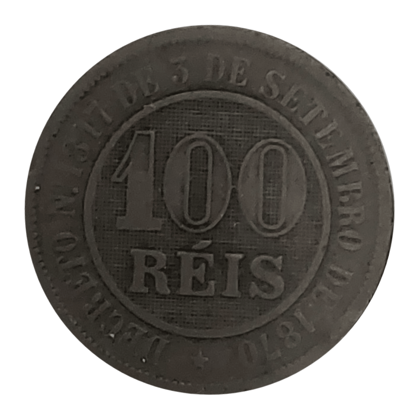 | Casa do Colecionador 100 Réis 1887 Sku 0048