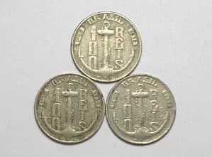 100 Réis - 1936 - 1937 - 1938 / Série Tamandaré / Âncora