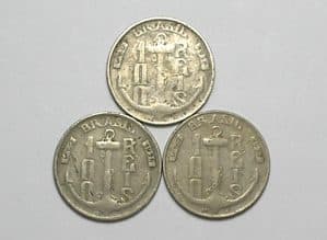 100 Réis - 1936 - 1937 - 1938 / Série Tamandaré / Âncora