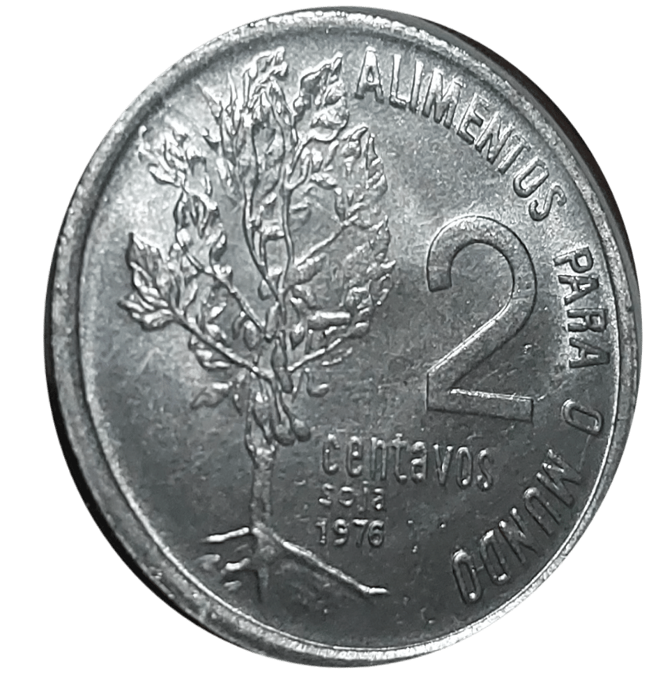 | Casa do Colecionador 2 Centavos 1976 Fao Sob. Sku 0053