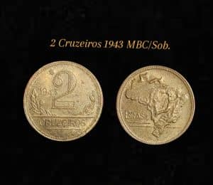 2 Cruzeiros 1943 Sku 0079