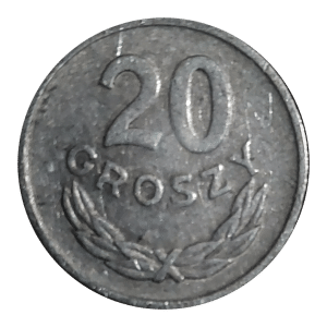 20 Groszy 1961 Polônia Sku 0018