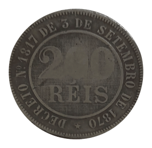 200 Réis 1888 Sku 0047