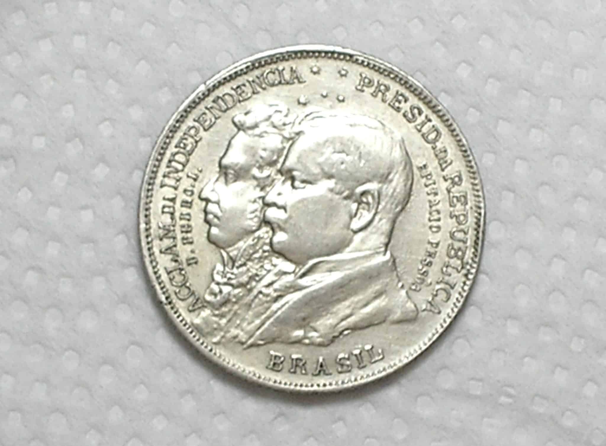 | Casa do Colecionador 2.000 Réis - 1922 / Prata .900 - Testada / Soberba / m350.1