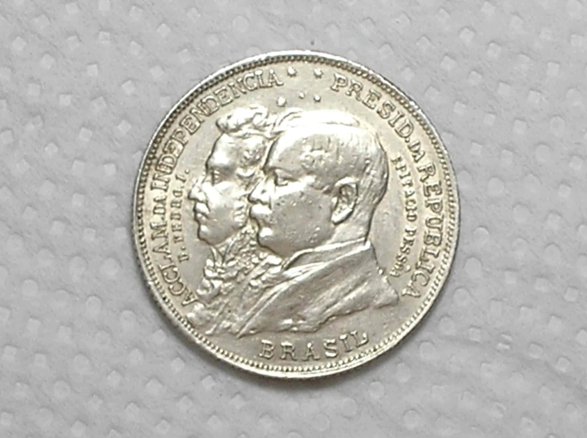 | Casa do Colecionador 2.000 Réis - 1922 / Prata .900 - Testada / Soberba / m350.2